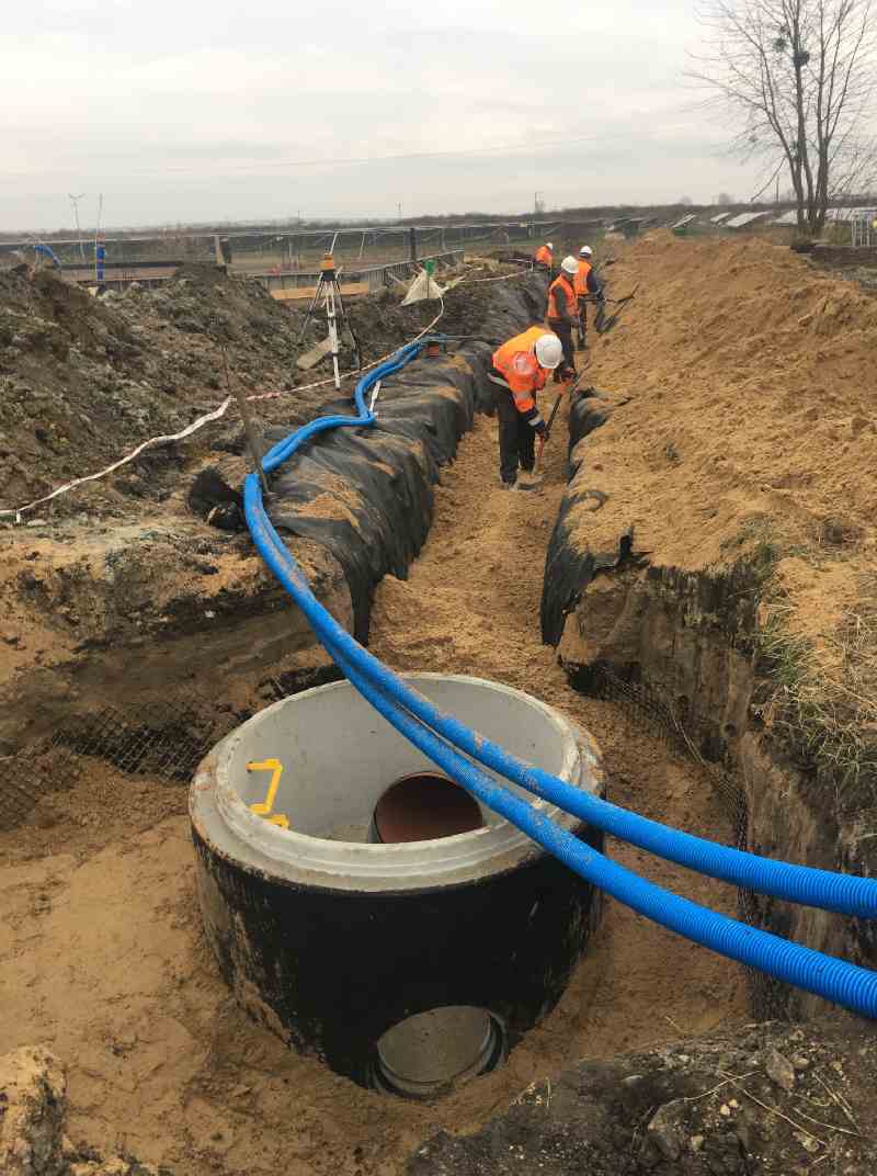 Budowa sieci kanalizacji wodociągowej